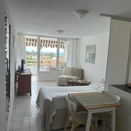 Borinquen Only 280 Meters To The Beach, Balcony With Sea View, Heated Pool, Wifi Playa de las Américas